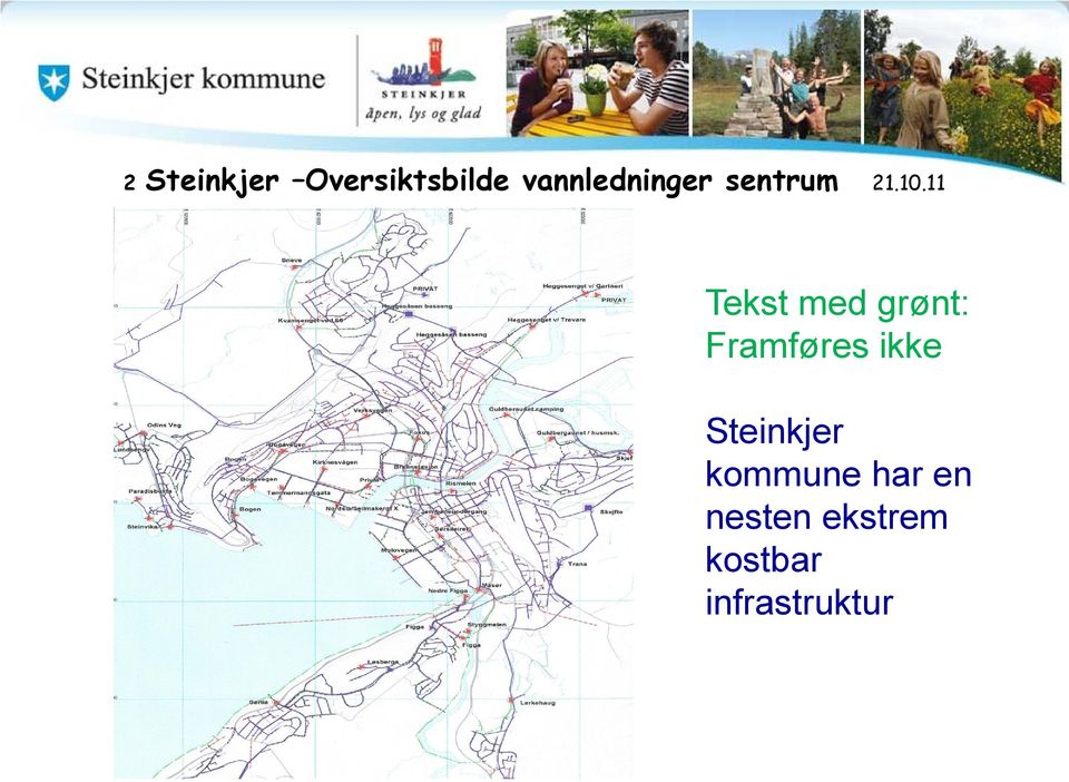 11 Tekst med grønt: Framføres ikke