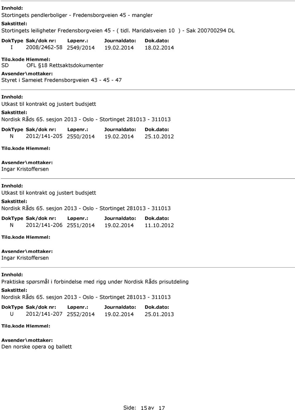 kontrakt og justert budsjett N 2012/141-205 2550/2014 25.10.