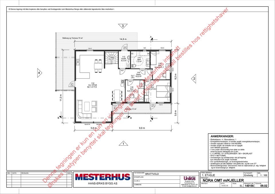 4 115 12,4 m² /1.7 3,0 m 2 1.