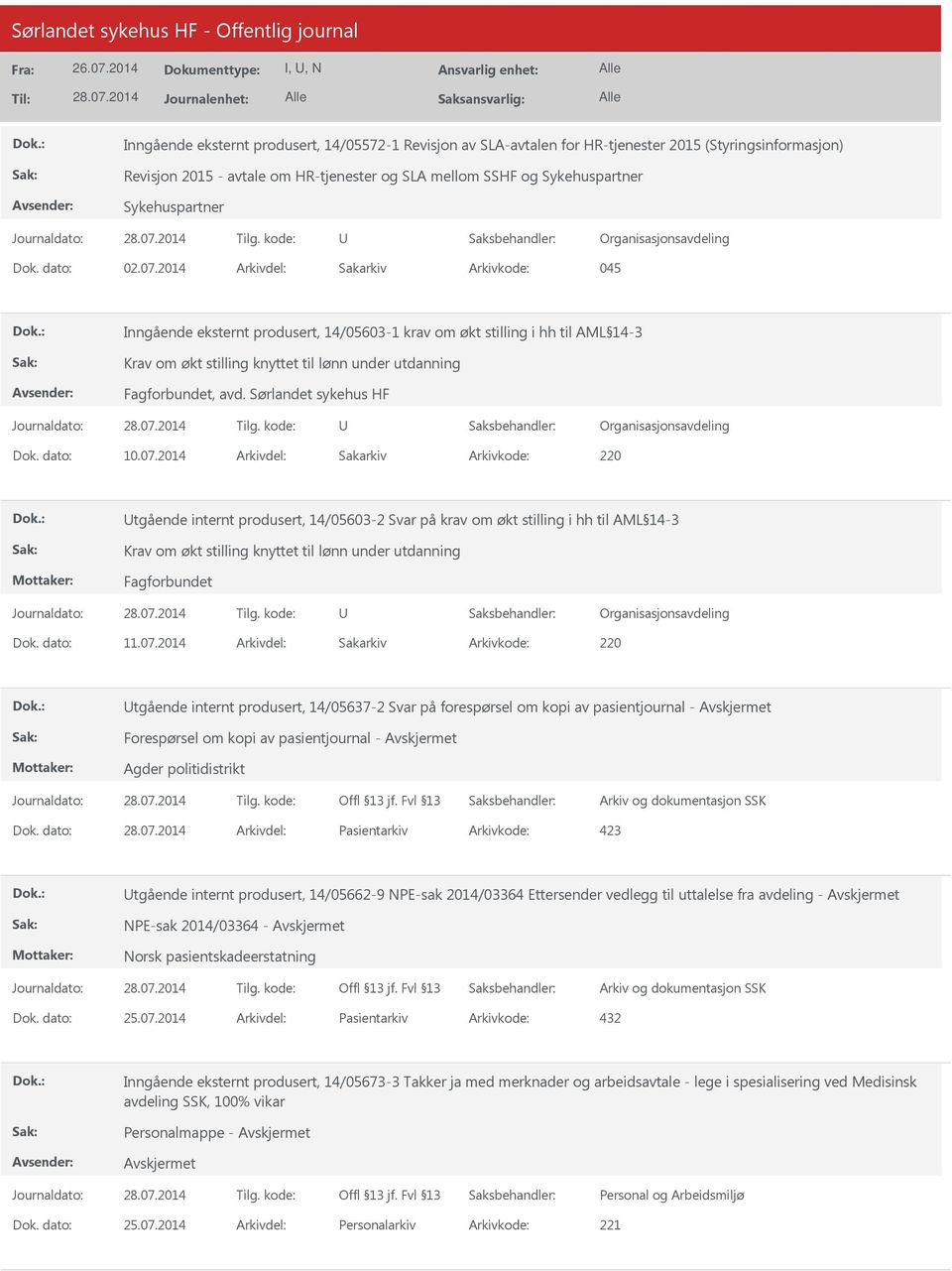 2014 Arkivdel: Sakarkiv Arkivkode: 045 Inngående eksternt produsert, 14/05603-1 krav om økt stilling i hh til AML 14-3 Krav om økt stilling knyttet til lønn under utdanning Fagforbundet, avd.