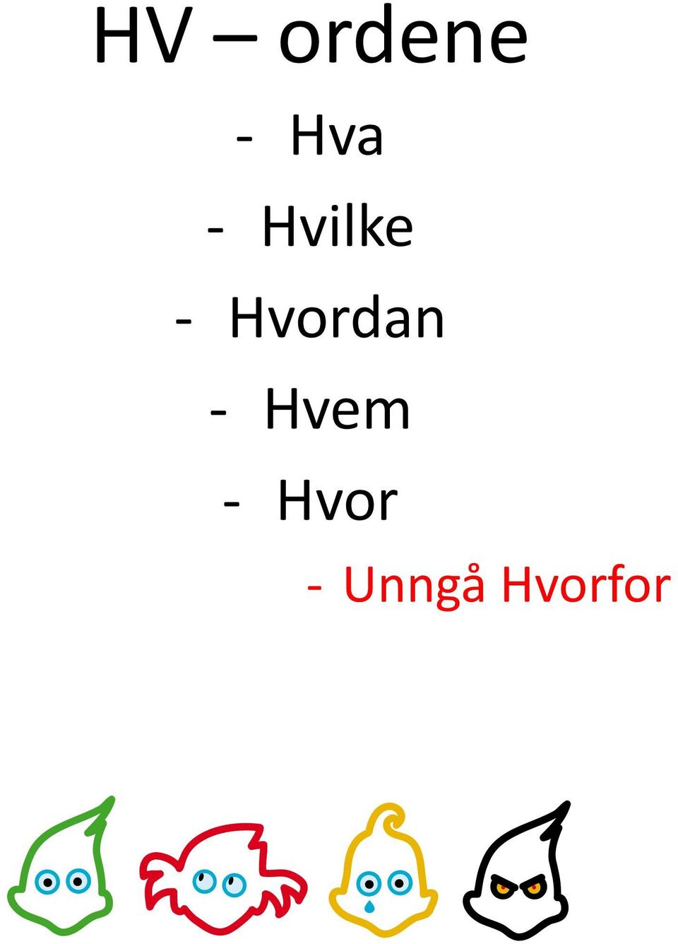 Hvordan - Hvem