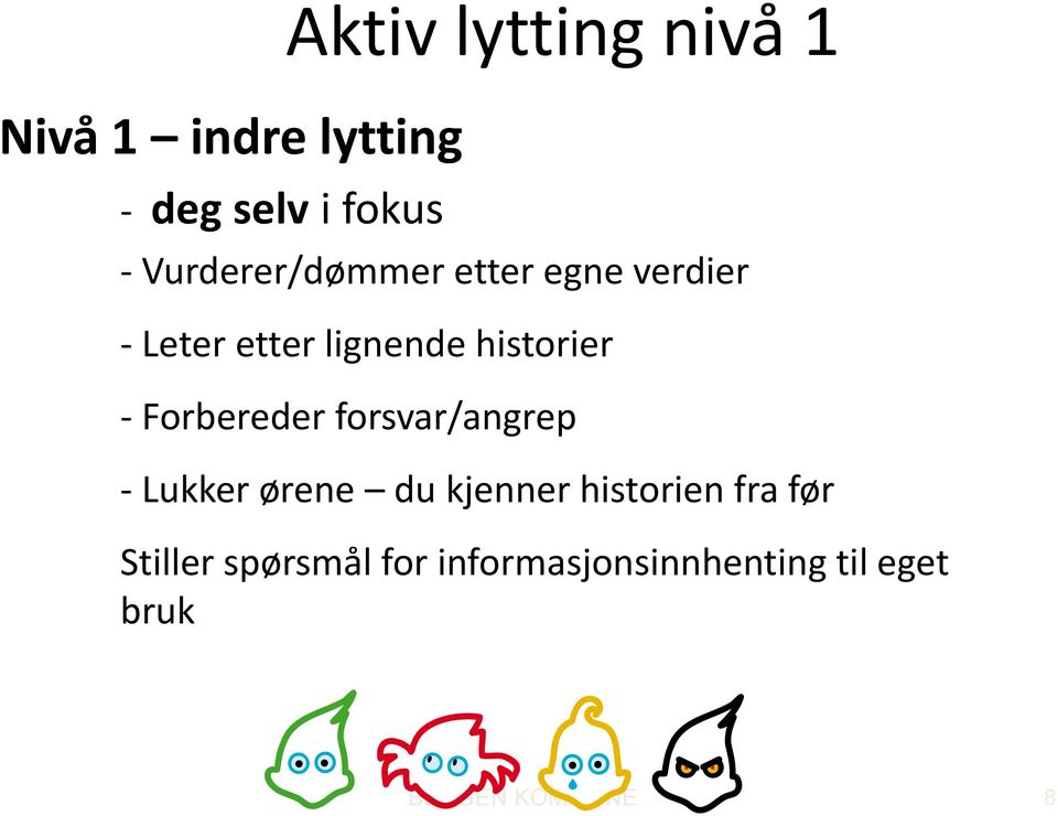 Forbereder forsvar/angrep - Lukker ørene du kjenner historien fra før