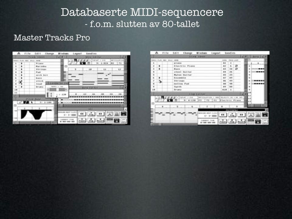 MIDI-sequencere -