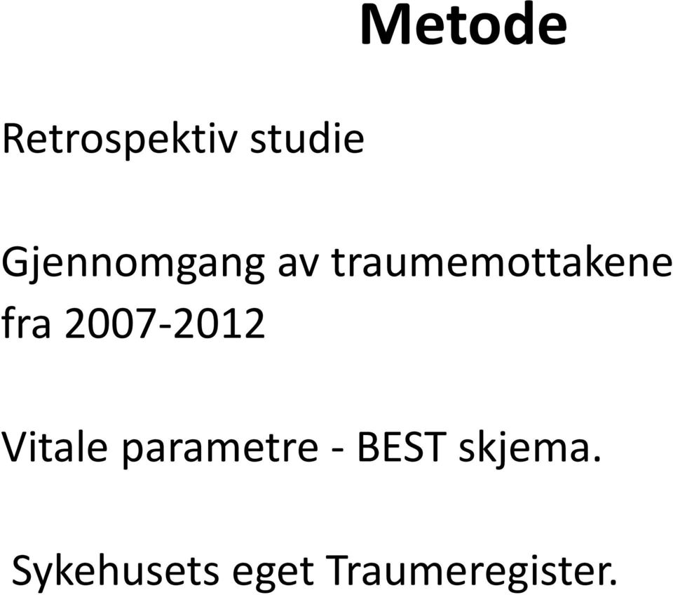 fra 2007 2012 Vitale parametre