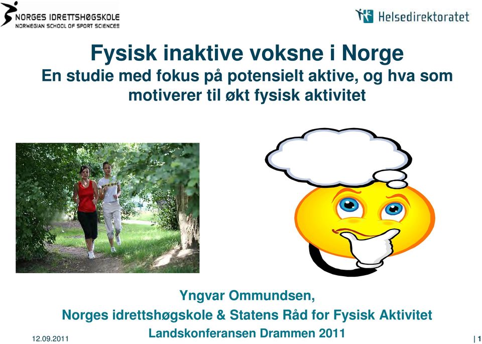 aktivitet Yngvar Ommundsen, Norges idrettshøgskole &