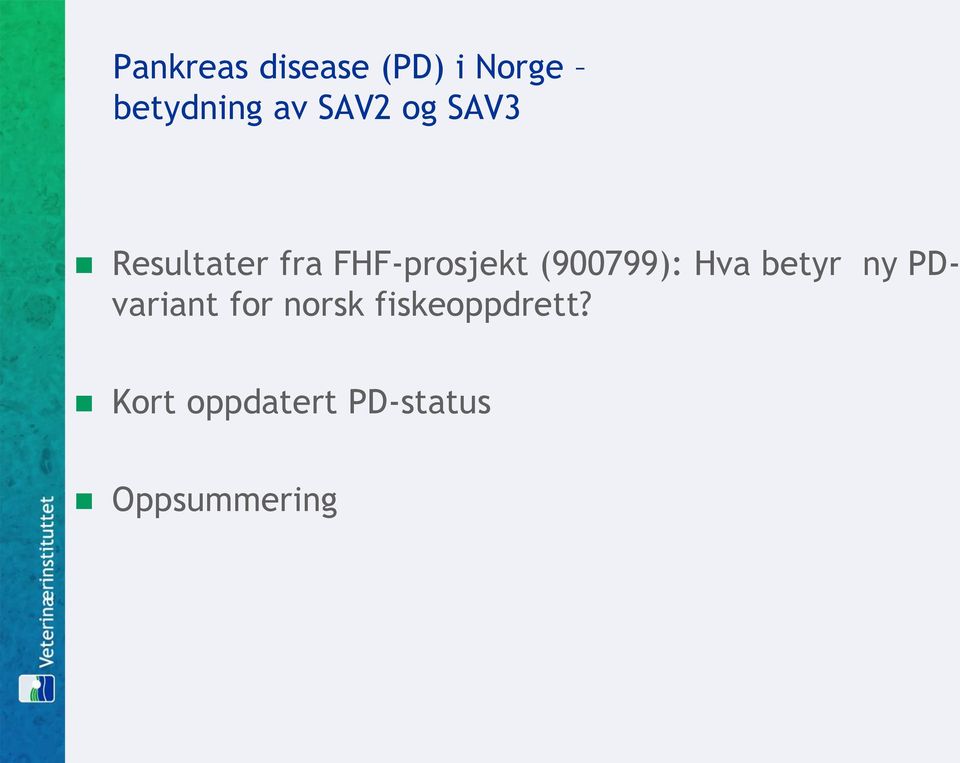 (900799): Hva betyr ny PDvariant for norsk