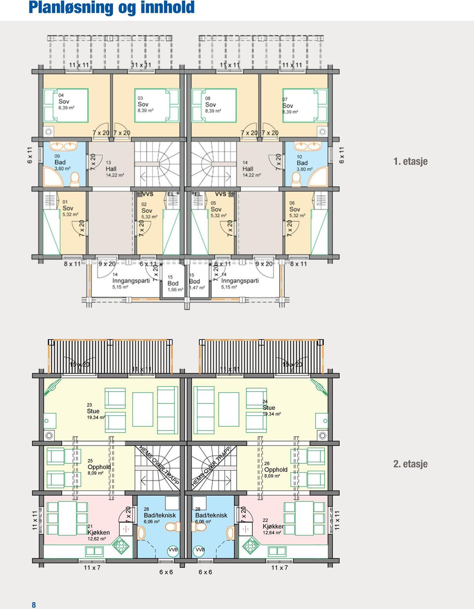 Opphold 8,9 m² HEMS OVER TRAPP HEMS OVER TRAPP 26 Opphold 8,9 m² 2.