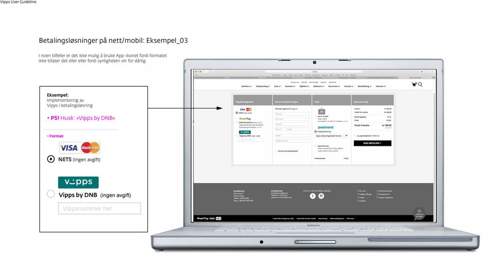 for dårlig. Eksempel: Implementering av Vipps i betalingsløsning PS!