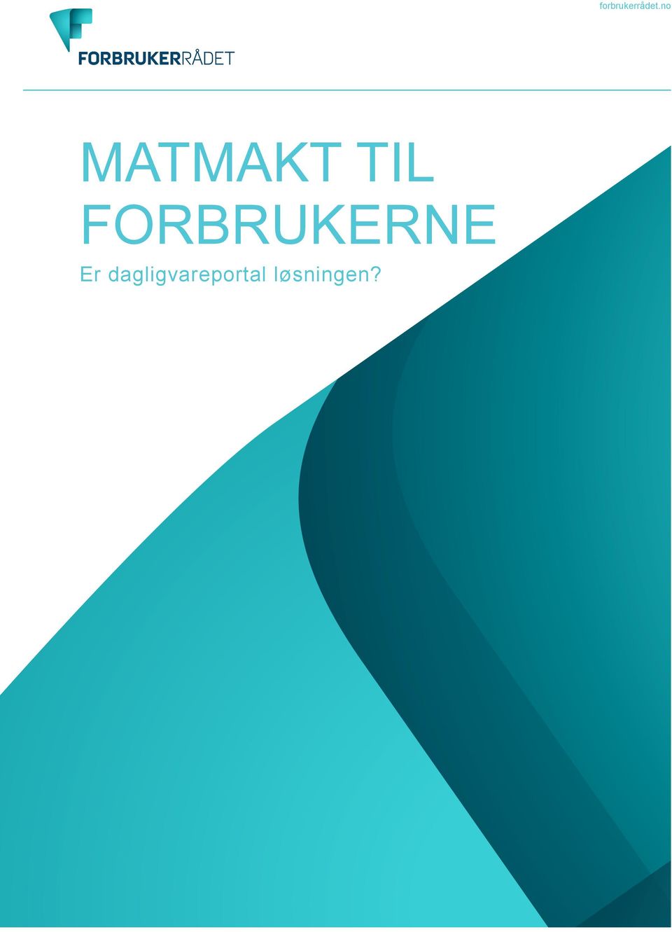 FORBRUKERNE Er