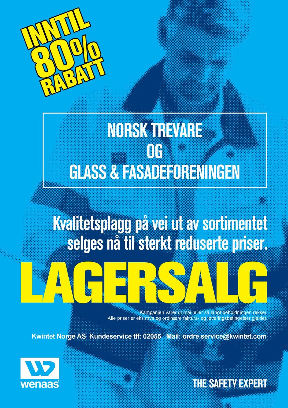 LAGERSALG Kampanjen varer ut mai, eller så langt beholdningen rekker.