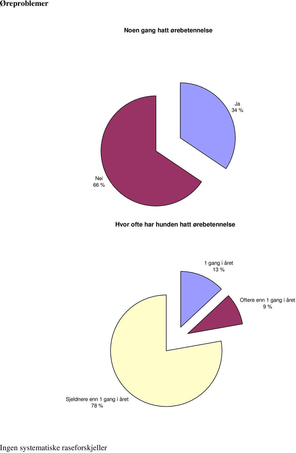 året 13 % Oftere enn 1 gng i året 9 % Sjeldnere