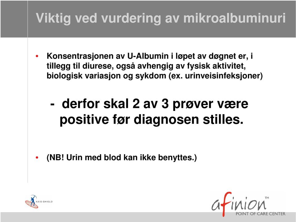 biologisk variasjon og sykdom (ex.