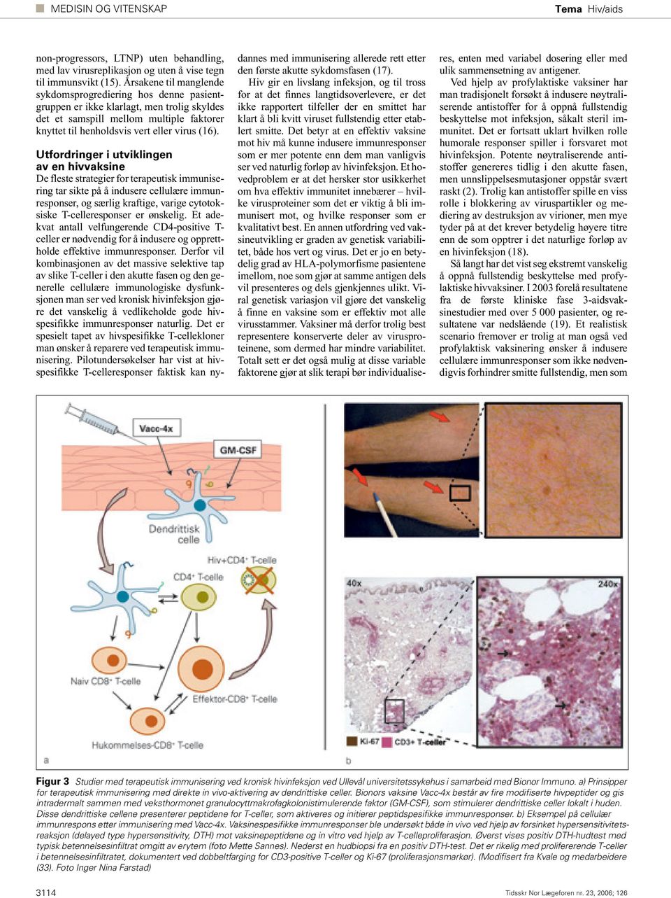 Utfordringer i utviklingen av en hivvaksine De fleste strategier for terapeutisk immunisering tar sikte på å indusere cellulære immunresponser, og særlig kraftige, varige cytotoksiske