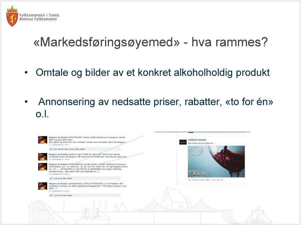 alkoholholdig produkt Annonsering av