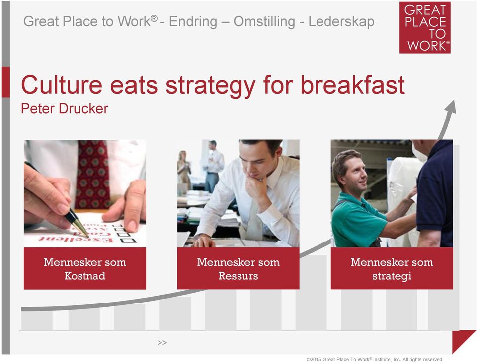 breakfast Peter Drucker Mennesker som