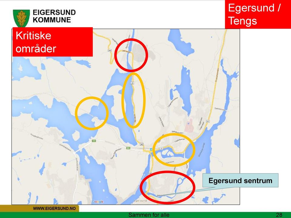 områder Egersund