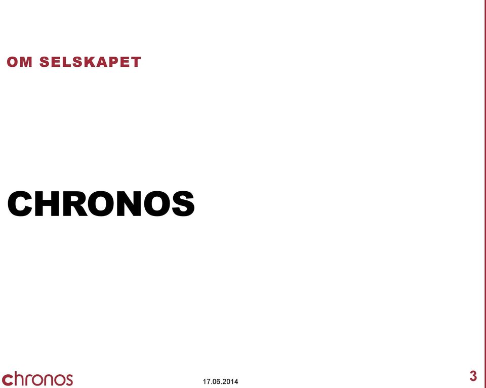 CHRONOS 3