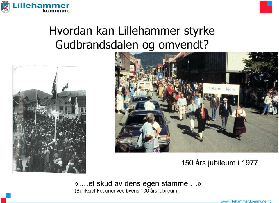 150 års jubileum i 1977 «.
