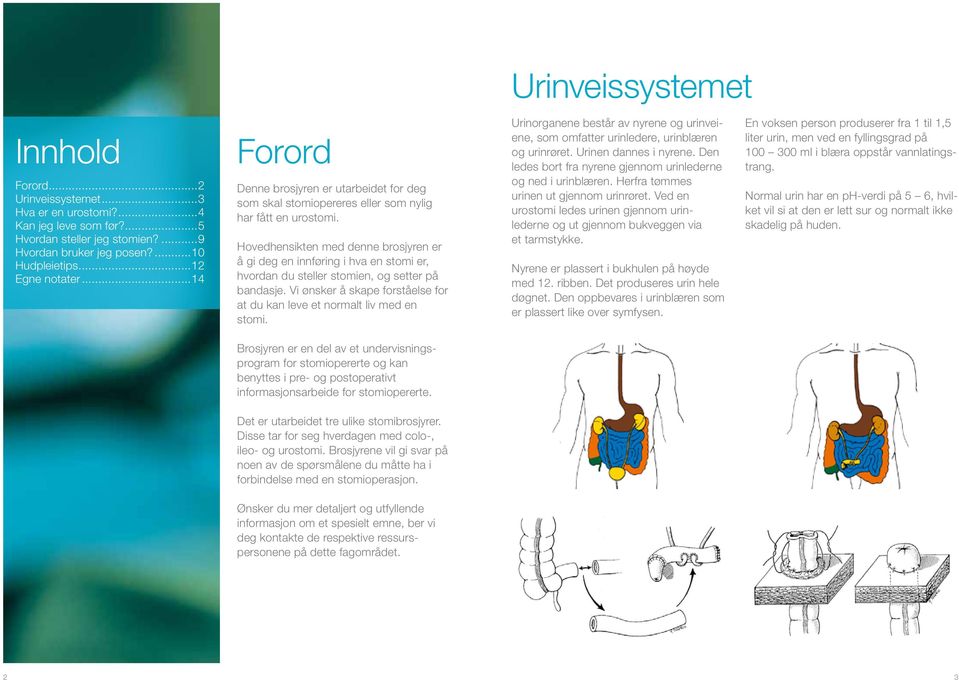 Hovedhensikten med denne brosjyren er å gi deg en innføring i hva en stomi er, hvordan du steller stomien, og setter på bandasje.