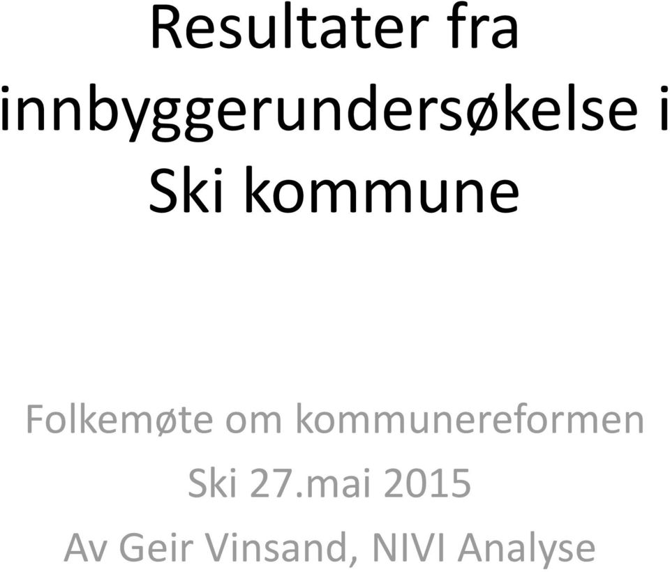 kommune Folkemøte om