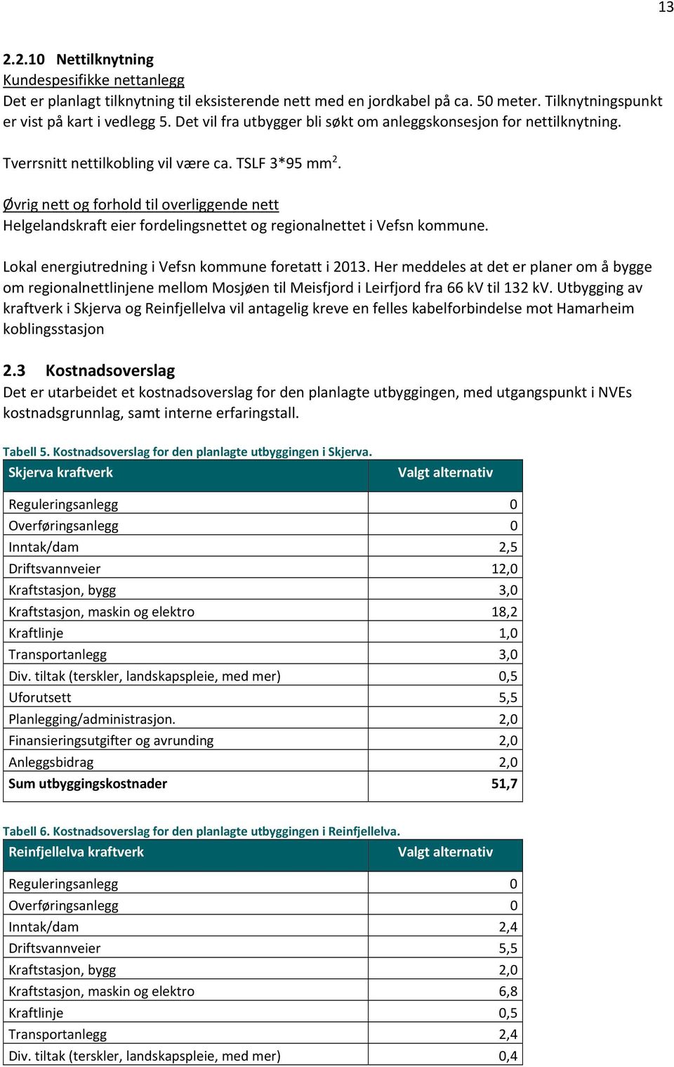 Øvrig nett og forhold til overliggende nett Helgelandskraft eier fordelingsnettet og regionalnettet i Vefsn kommune. Lokal energiutredning i Vefsn kommune foretatt i 2013.