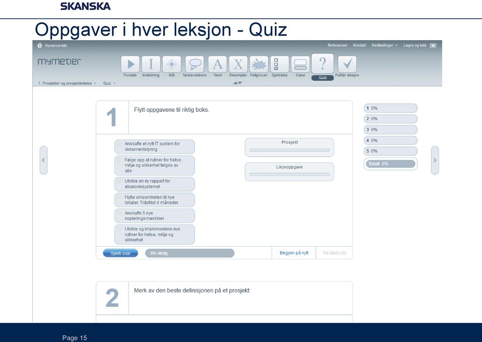 leksjon -