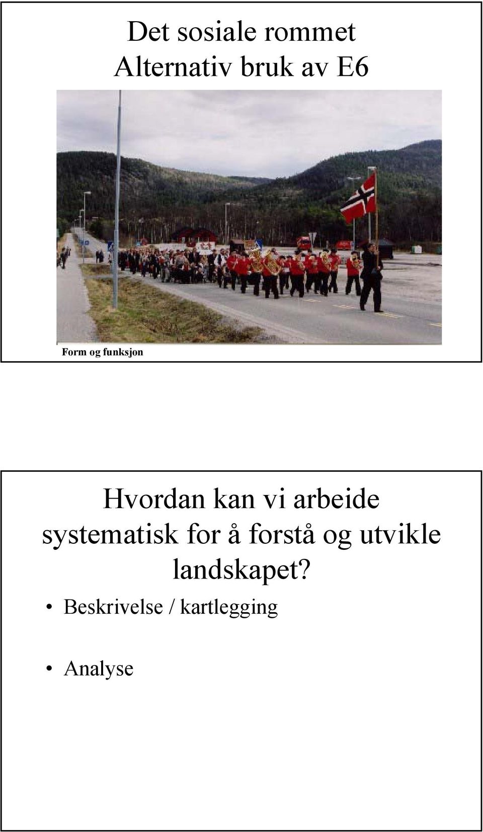 systematisk for å forstå og utvikle