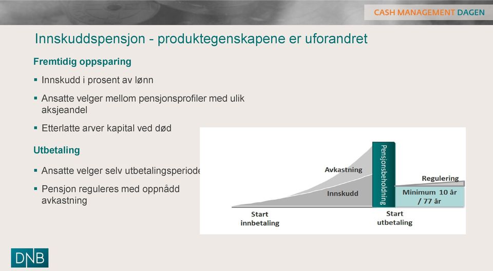 pensjonsprofiler med ulik aksjeandel Etterlatte arver kapital ved død