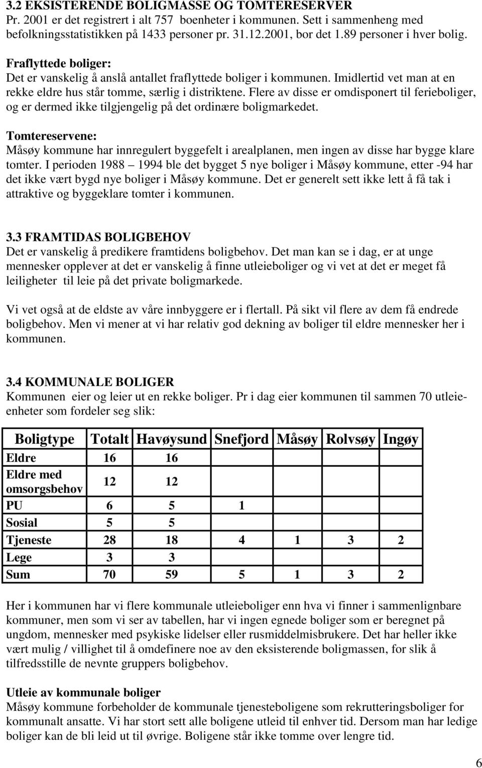 Flere av disse er omdisponert til ferieboliger, og er dermed ikke tilgjengelig på det ordinære boligmarkedet.