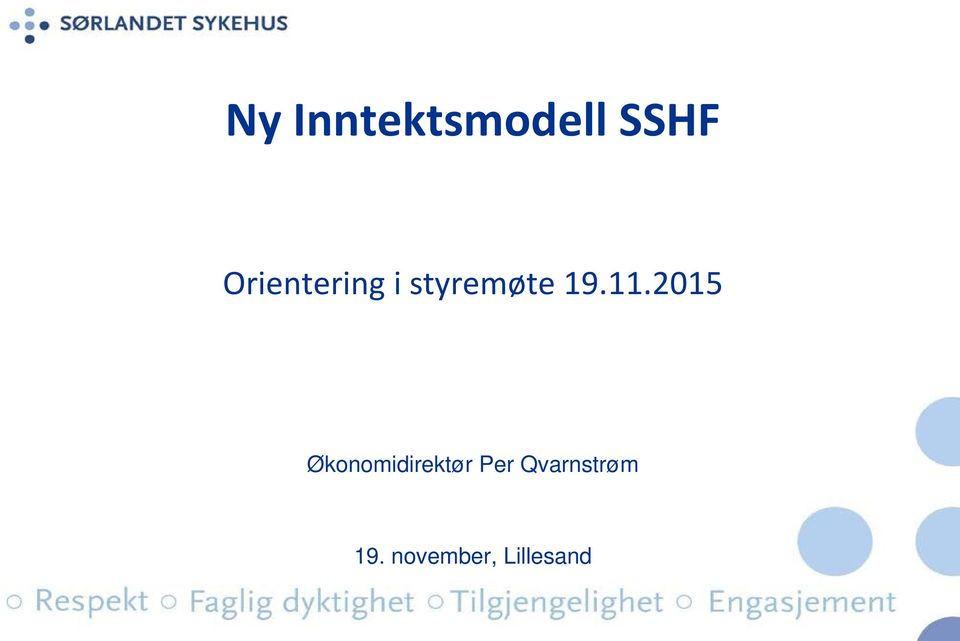 11.2015 Økonomidirektør Per