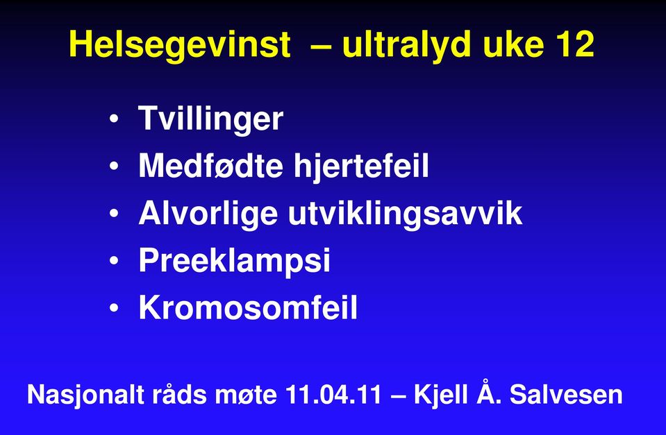 utviklingsavvik Preeklampsi