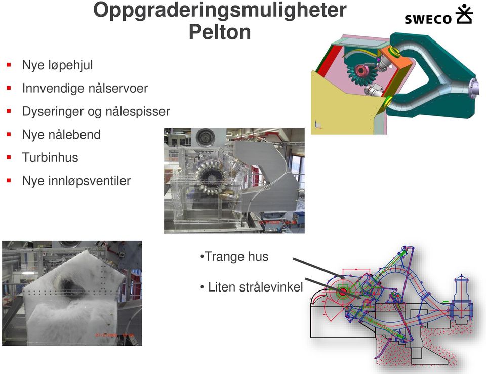 Dyseringer og nålespisser Nye nålebend