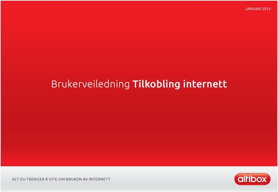 Tilkobling internett