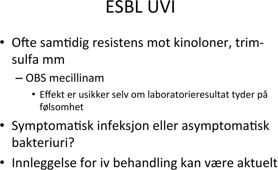 Effekt er usikker selv om laboratorieresultat tyder på