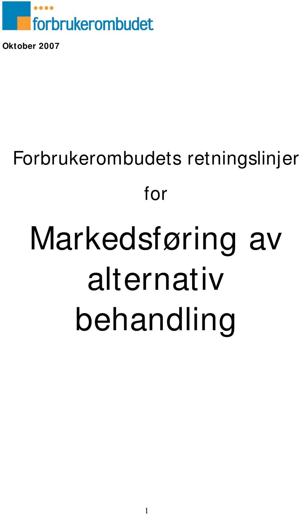 retningslinjer for