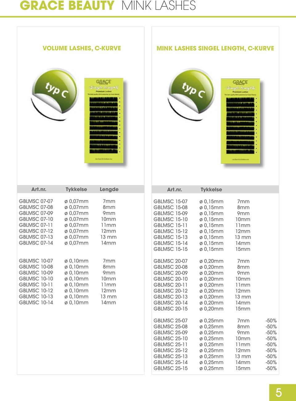 Lengde GBLMSC 07-07 GBLMSC 07-08 GBLMSC 07-09 GBLMSC 07-10 GBLMSC 07-11 GBLMSC 07-12 GBLMSC 07-13 GBLMSC 07-14 ø 0,0 ø 0,0 ø 0,0 ø 0,0 ø 0,0 ø 0,0 ø 0,0 ø 0,0 GBLMSC 15-07 GBLMSC 15-08 GBLMSC