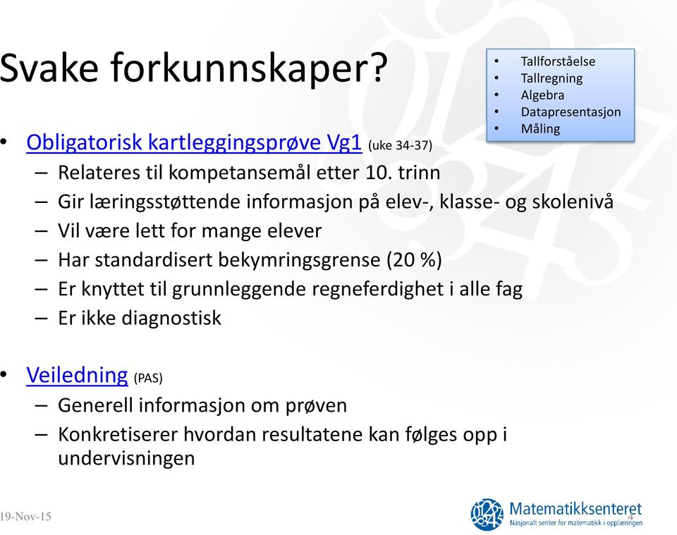 kompetansemål etter 10.