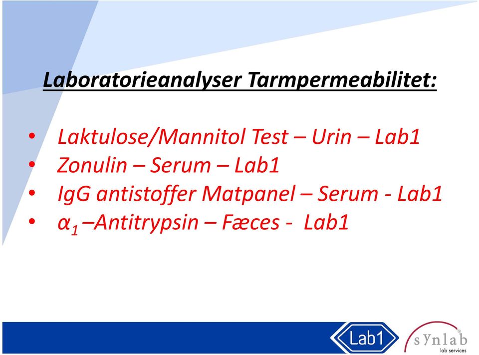 Zonulin Serum Lab1 IgG antistoffer