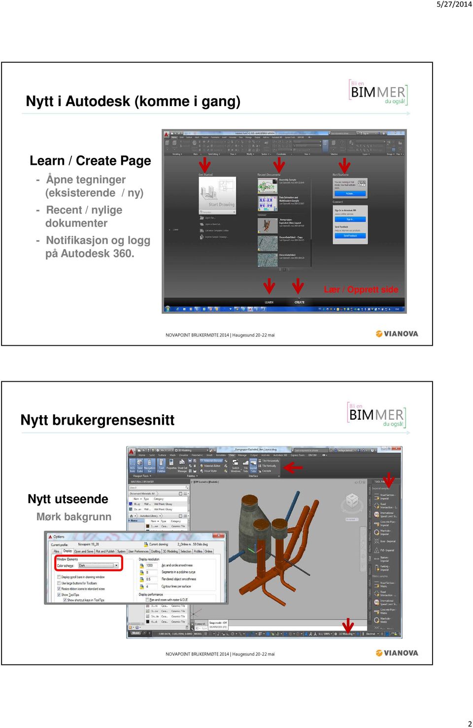 dokumenter - Notifikasjon og logg på Autodesk 360.