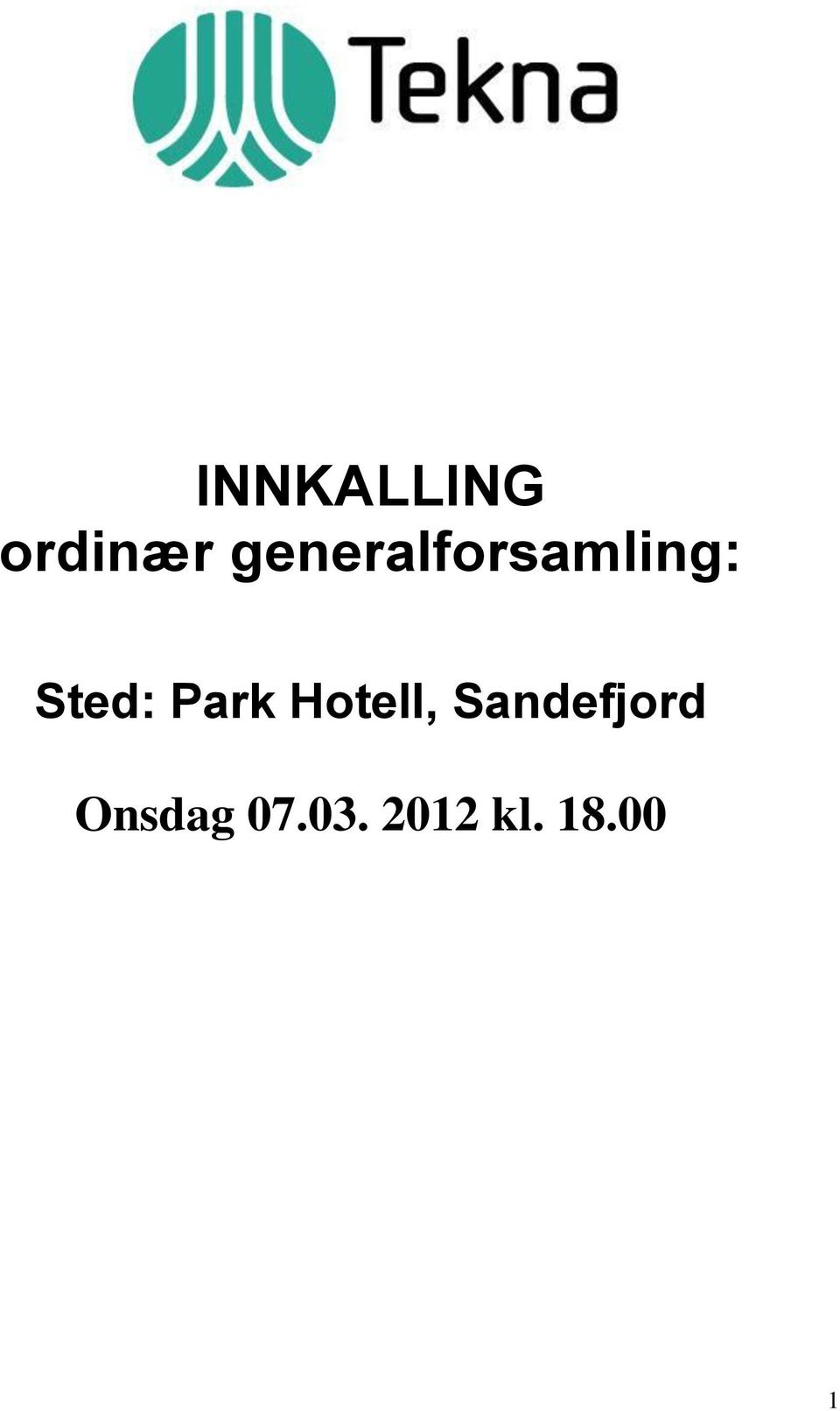 Park Hotell, Sandefjord