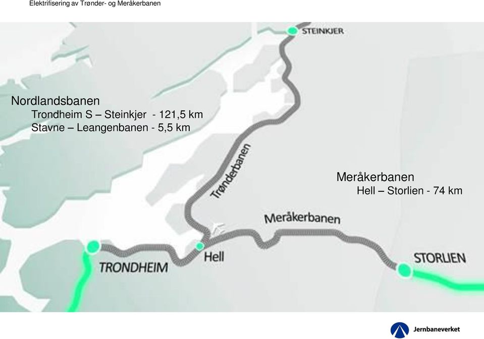 S Steinkjer - 121,5 km Stavne