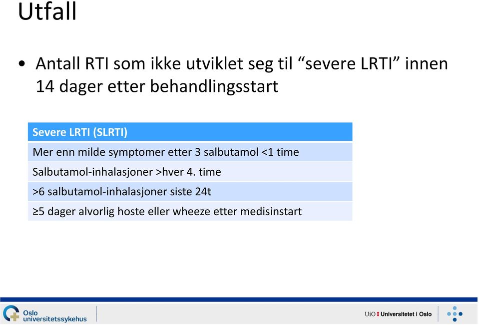 3 salbutamol <1 time Salbutamol-inhalasjoner >hver 4.