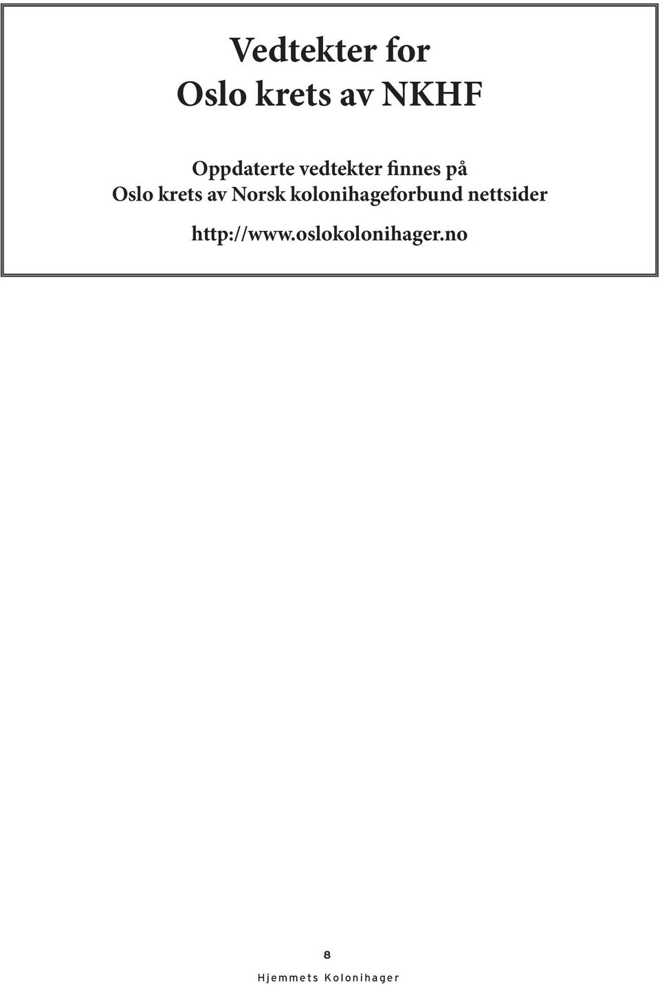 krets av Norsk kolonihageforbund