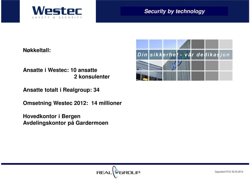 Omsetning Westec 2012: 14 millioner