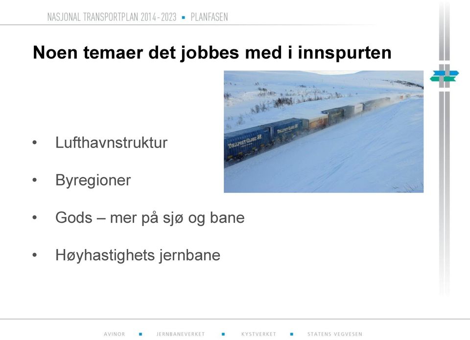 Byregioner Gods mer på sjø