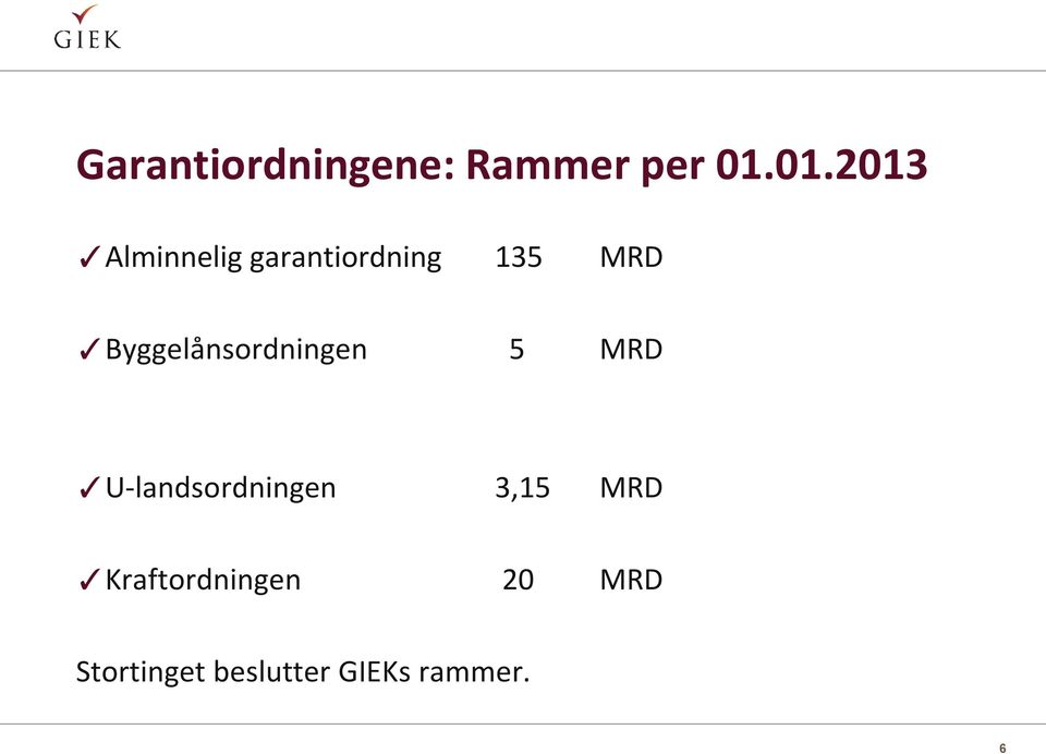 Byggelånsordningen 5 MRD U-landsordningen