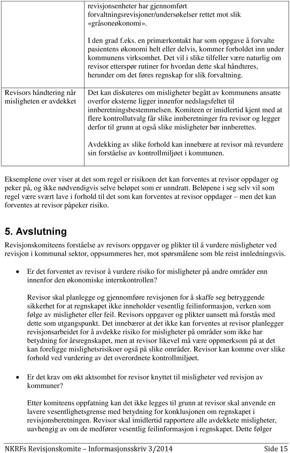 Det vil i slike tilfeller være naturlig om revisor etterspør rutiner for hvordan dette skal håndteres, herunder om det føres regnskap for slik forvaltning.