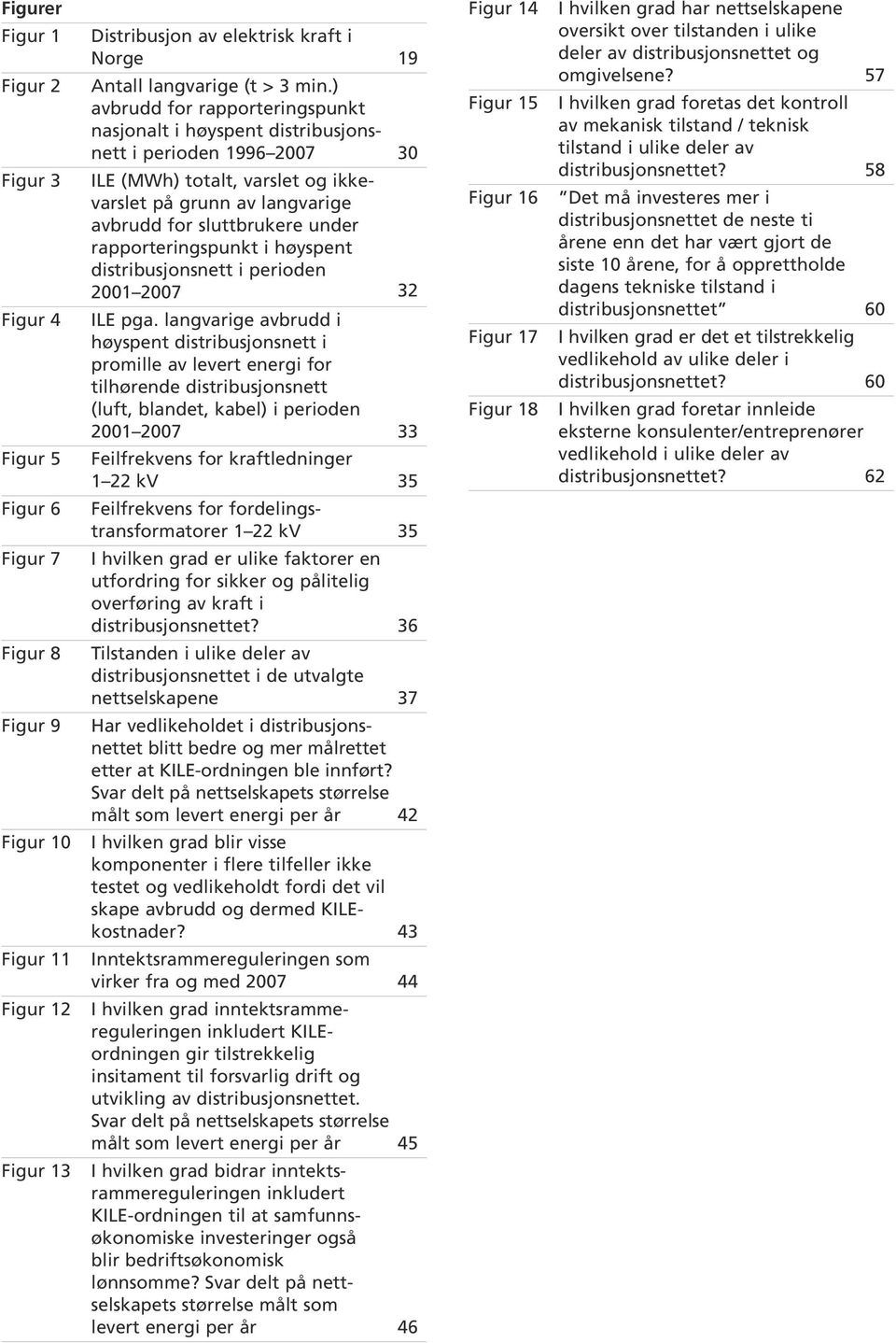 rapporteringspunkt i høyspent distribusjonsnett i perioden 2001 2007 32 ILE pga.