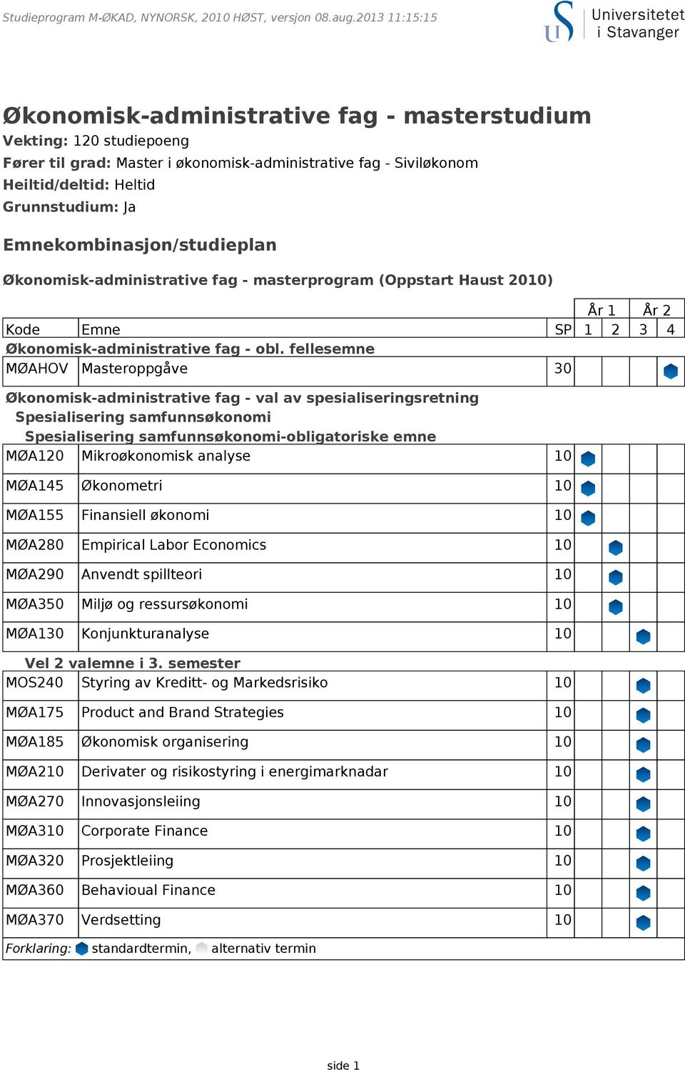 Økonomisk-administrative fag - obl.