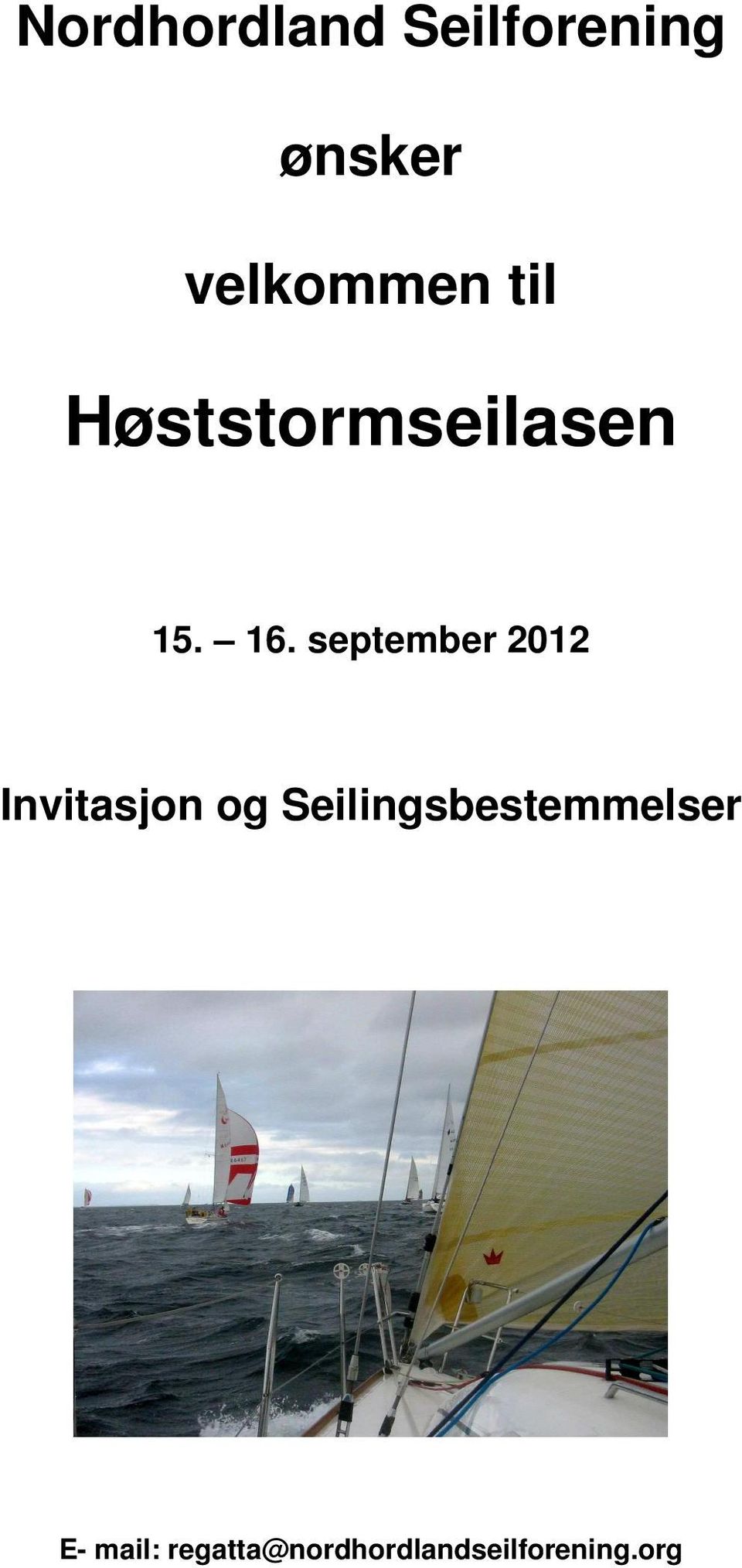 september 2012 Invitasjon og